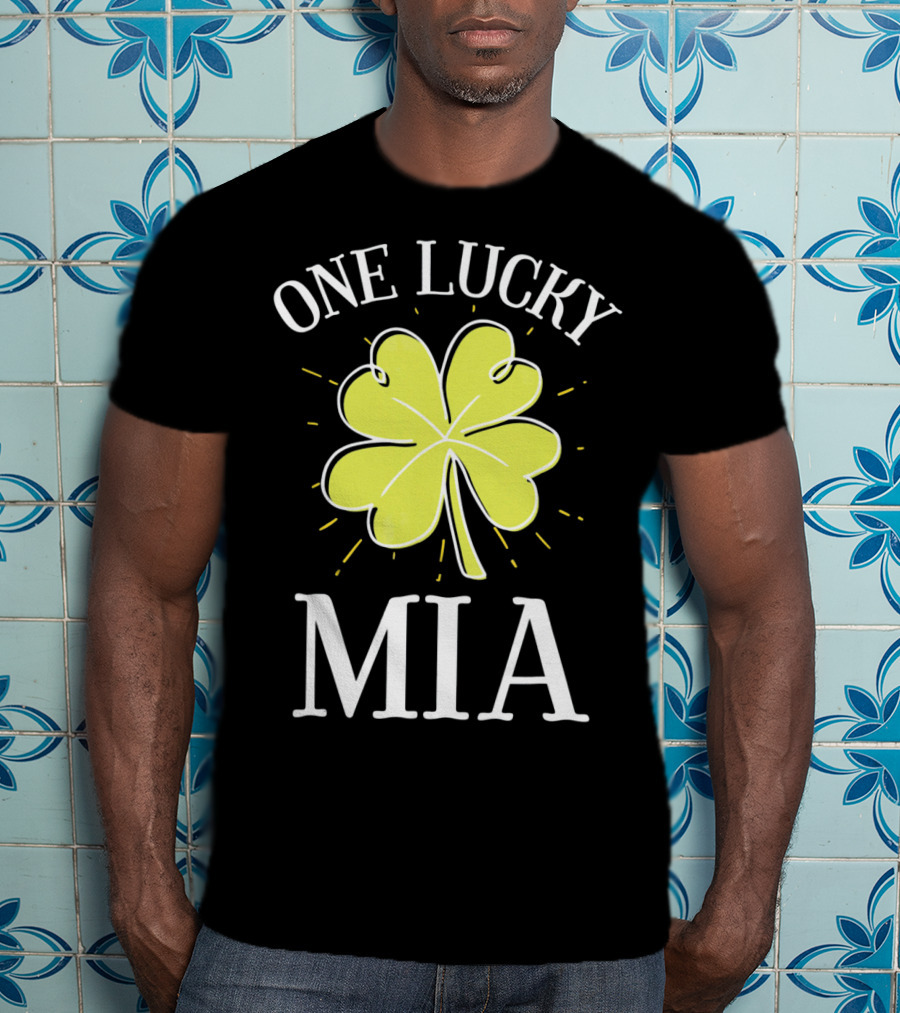 One Lucky Mia St. Patrick's Day Shamrock T-Shirt
