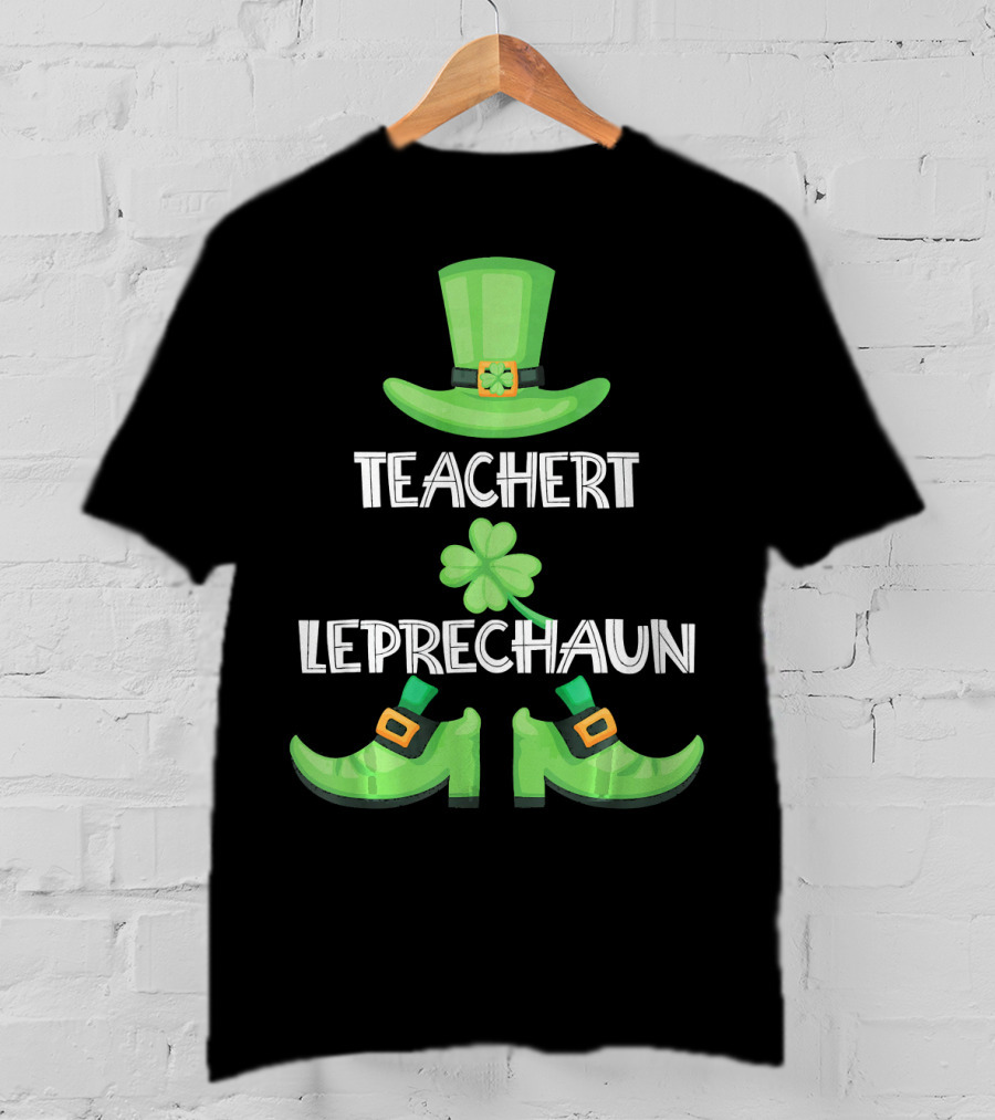 Teacher Leprechaun St. Patrick's Day Family Matching Group T-Shirt