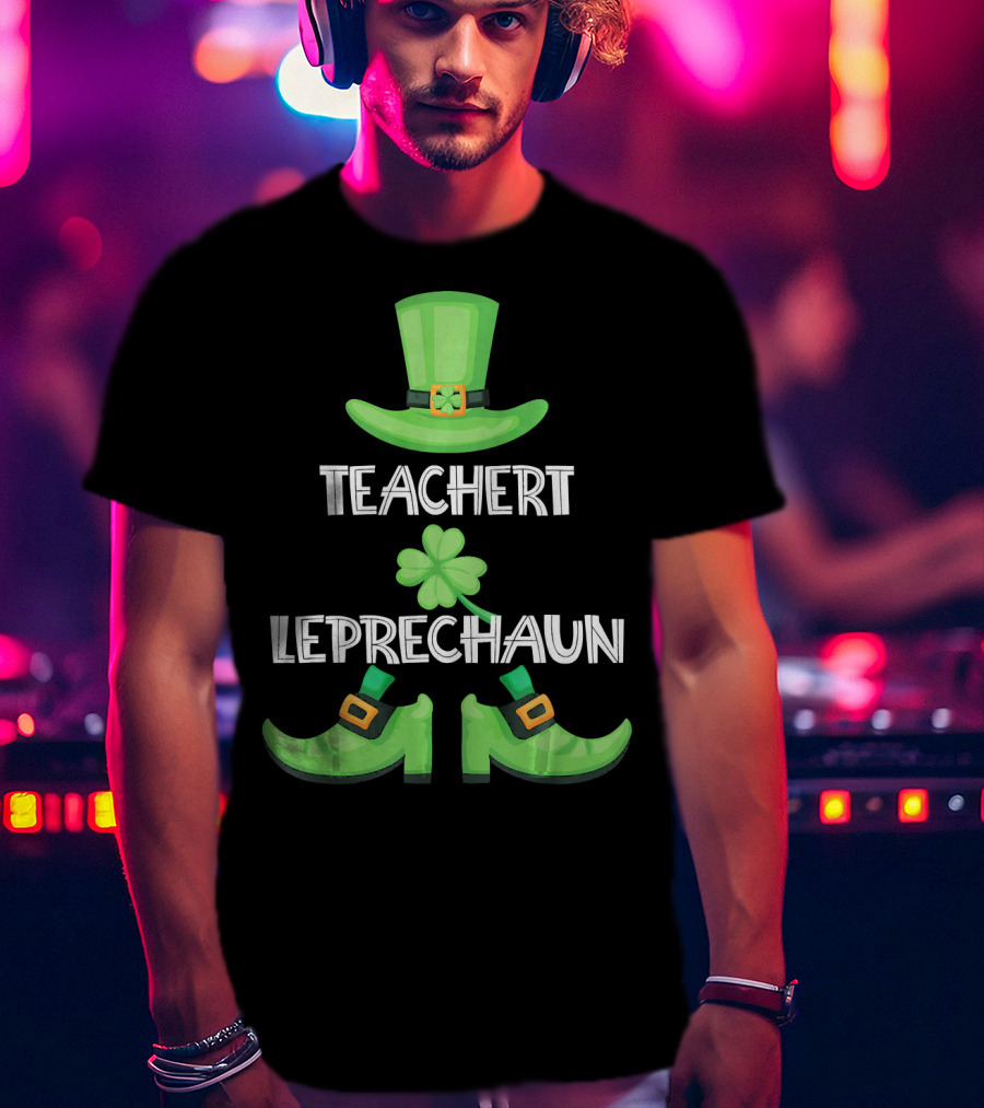Teacher Leprechaun St. Patrick's Day Family Matching Group T-Shirt