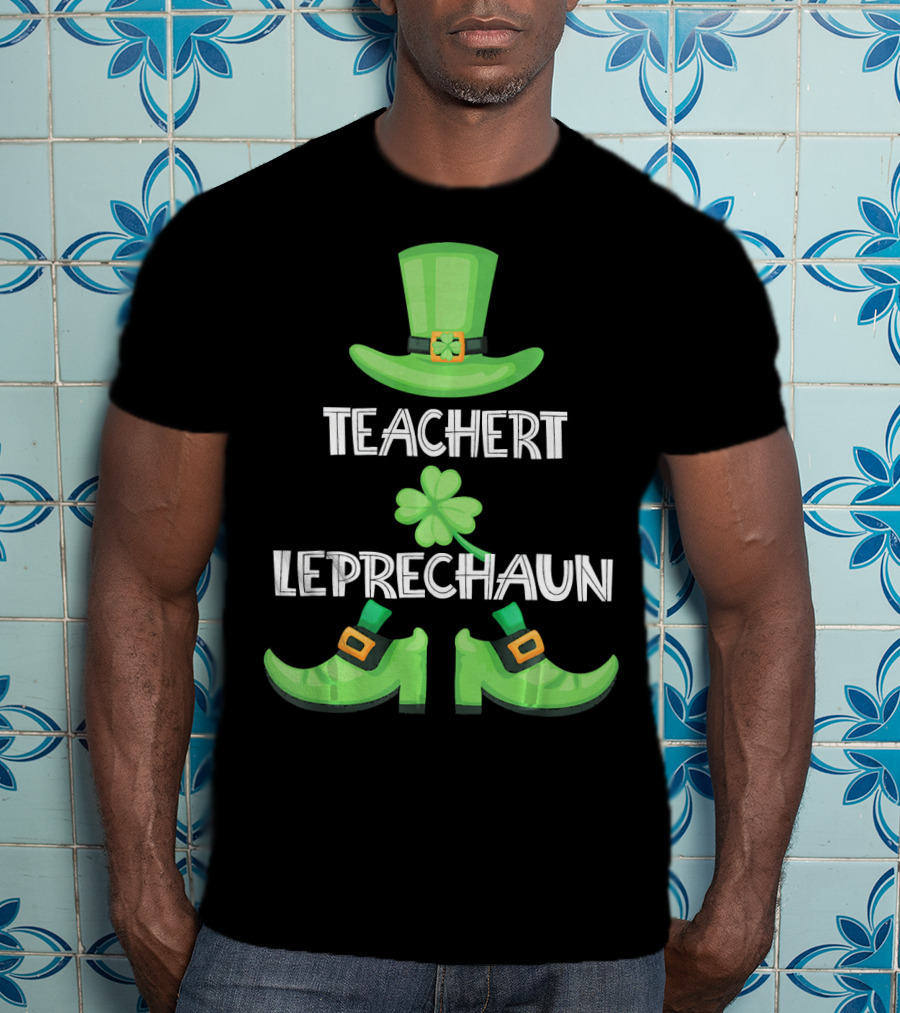 Teacher Leprechaun St. Patrick's Day Family Matching Group T-Shirt