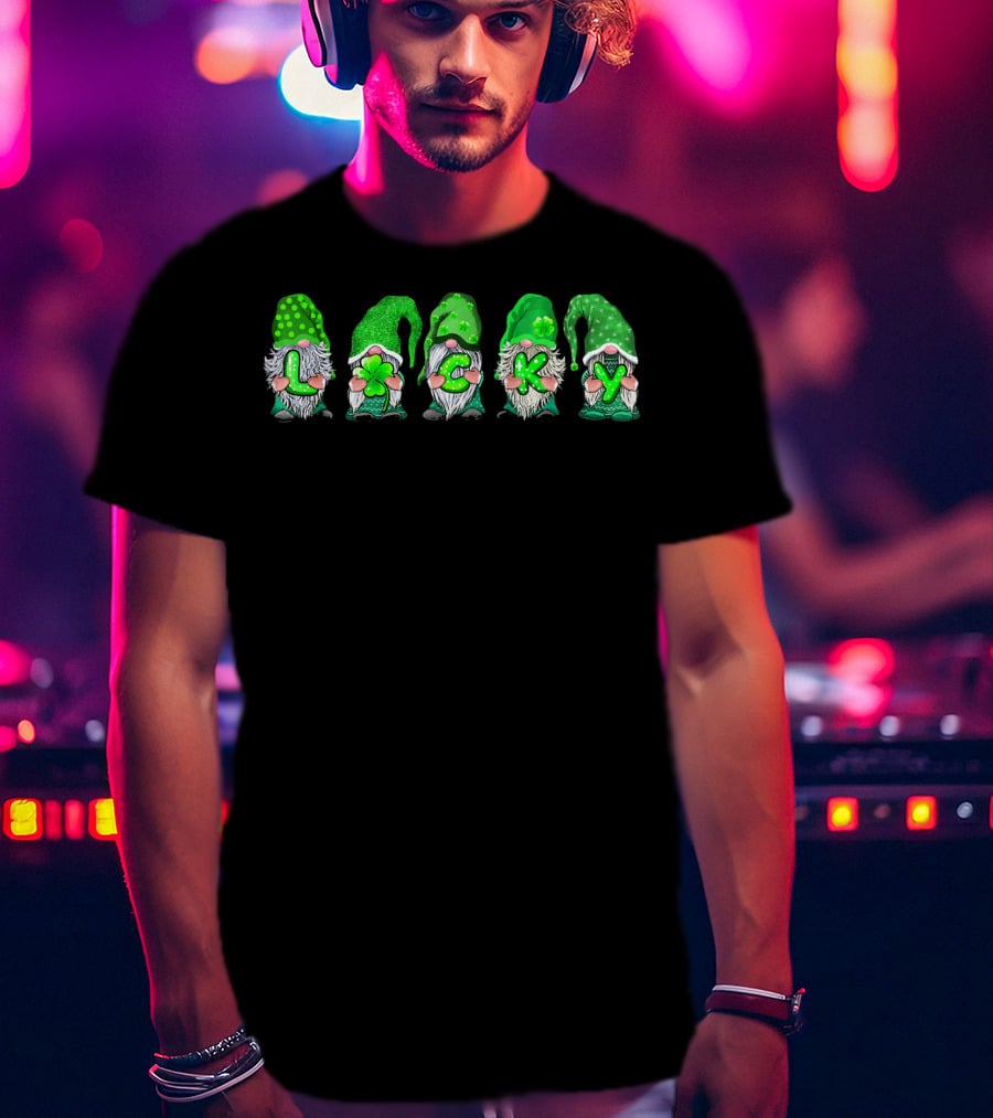 Leprechaun Gnomes Lucky Irish Patricks T-Shirt
