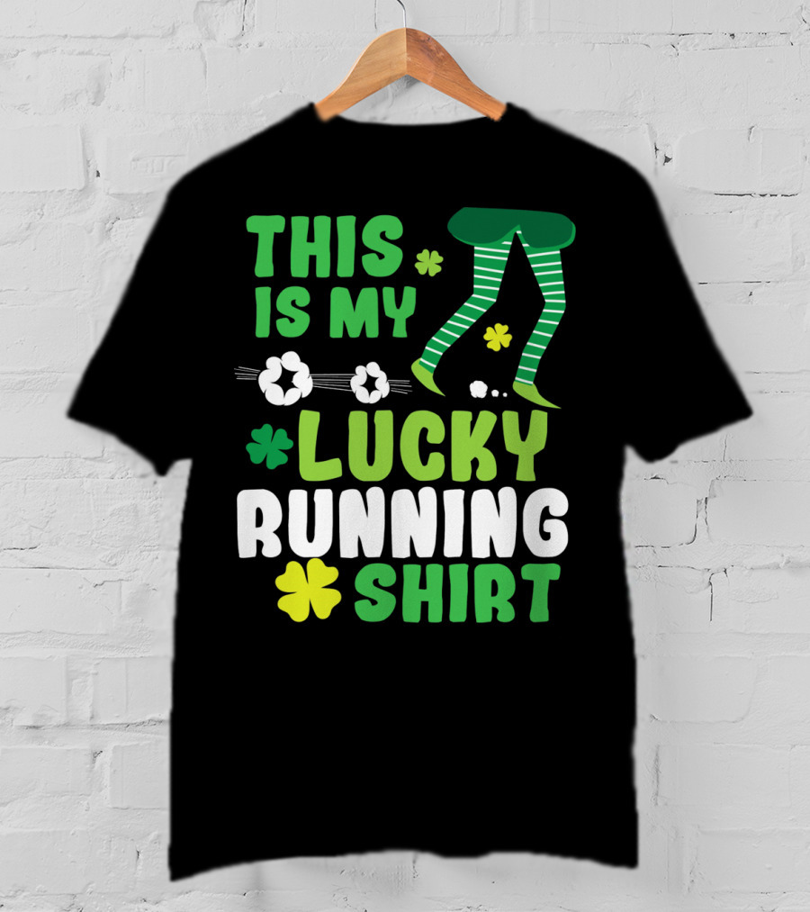 This Is My Lucky Running Shirt St Patricks Day 5k T-Shirt