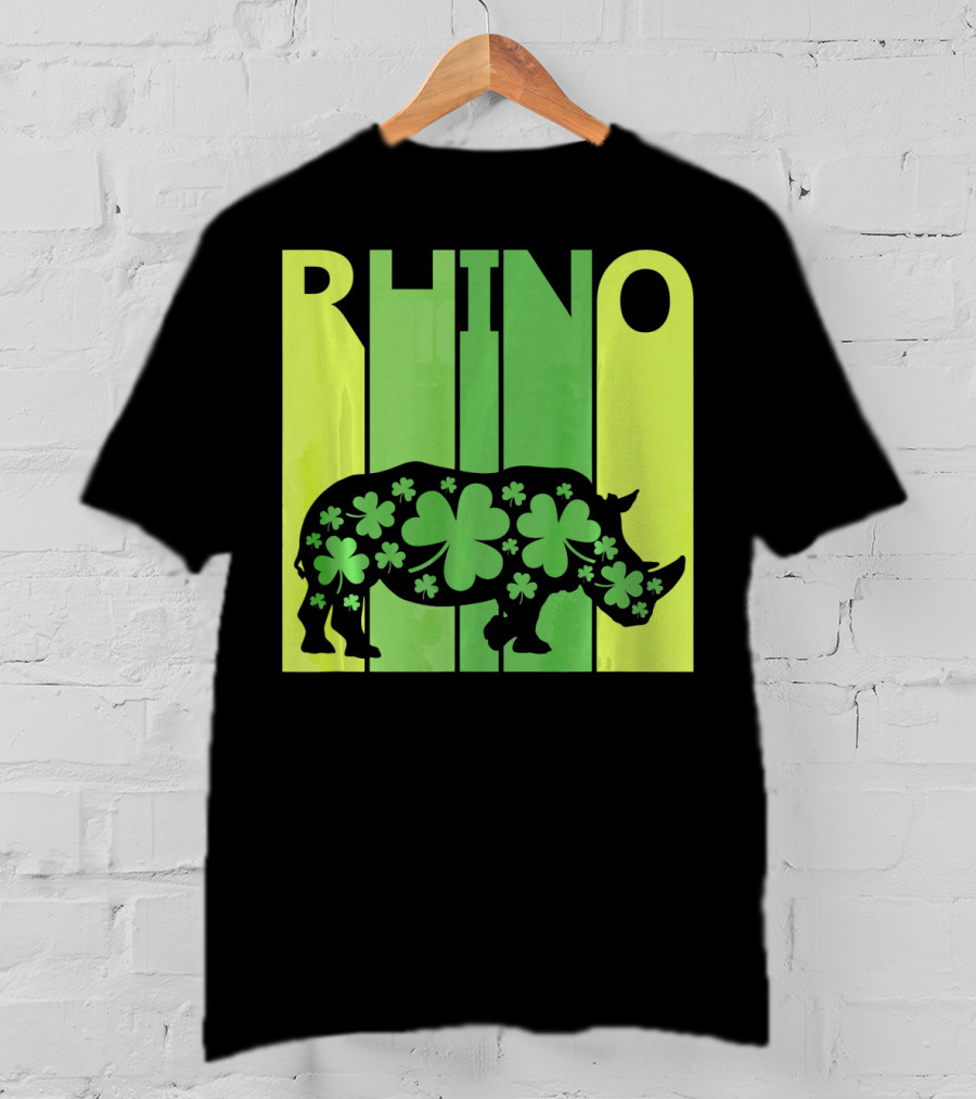 Lucky Clover Rhino T-Shirt