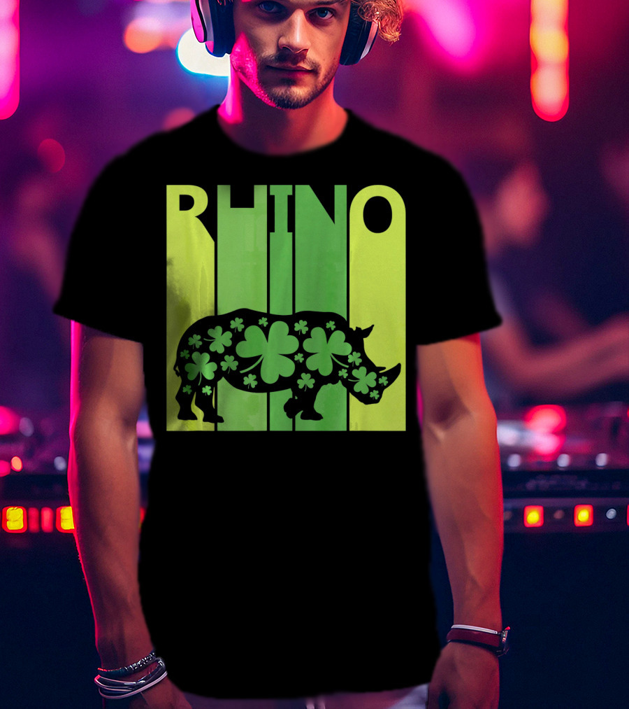 Lucky Clover Rhino T-Shirt