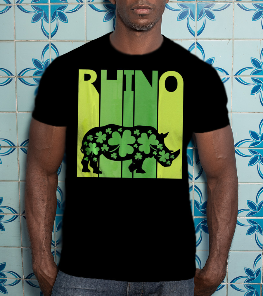 Lucky Clover Rhino T-Shirt