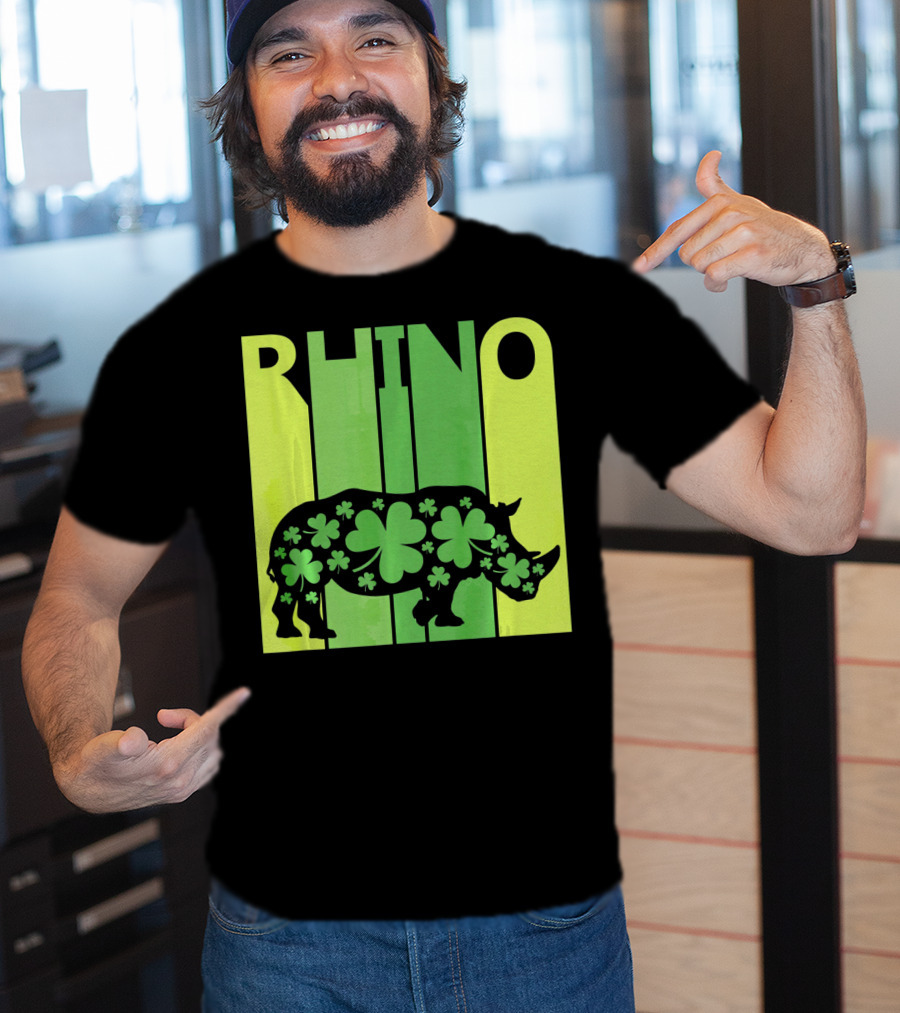 Lucky Clover Rhino T-Shirt