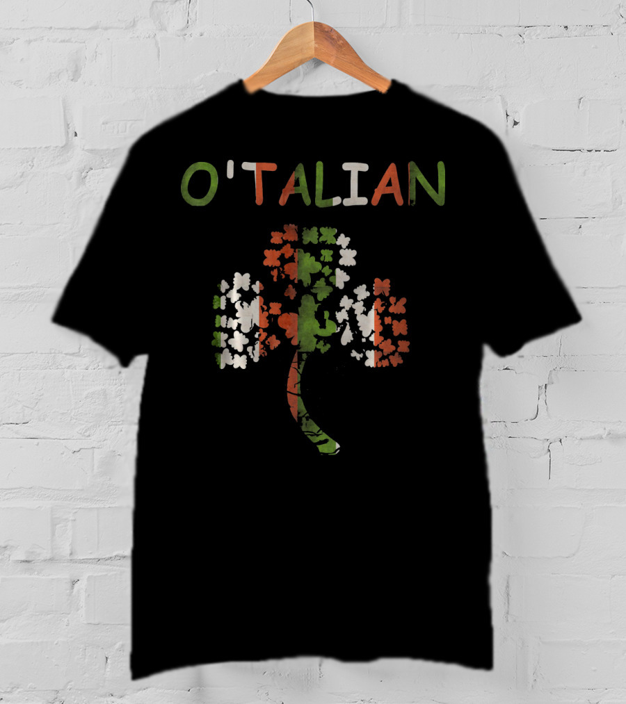 O'Talian Shamrock Clover St Patricks Day Men T-Shirt