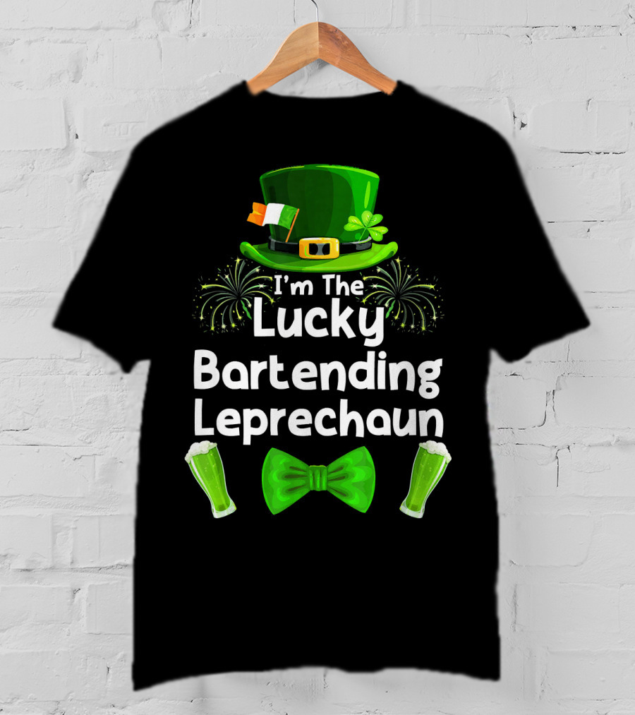 I'm The Lucky Bartending Leprechaun T-Shirt