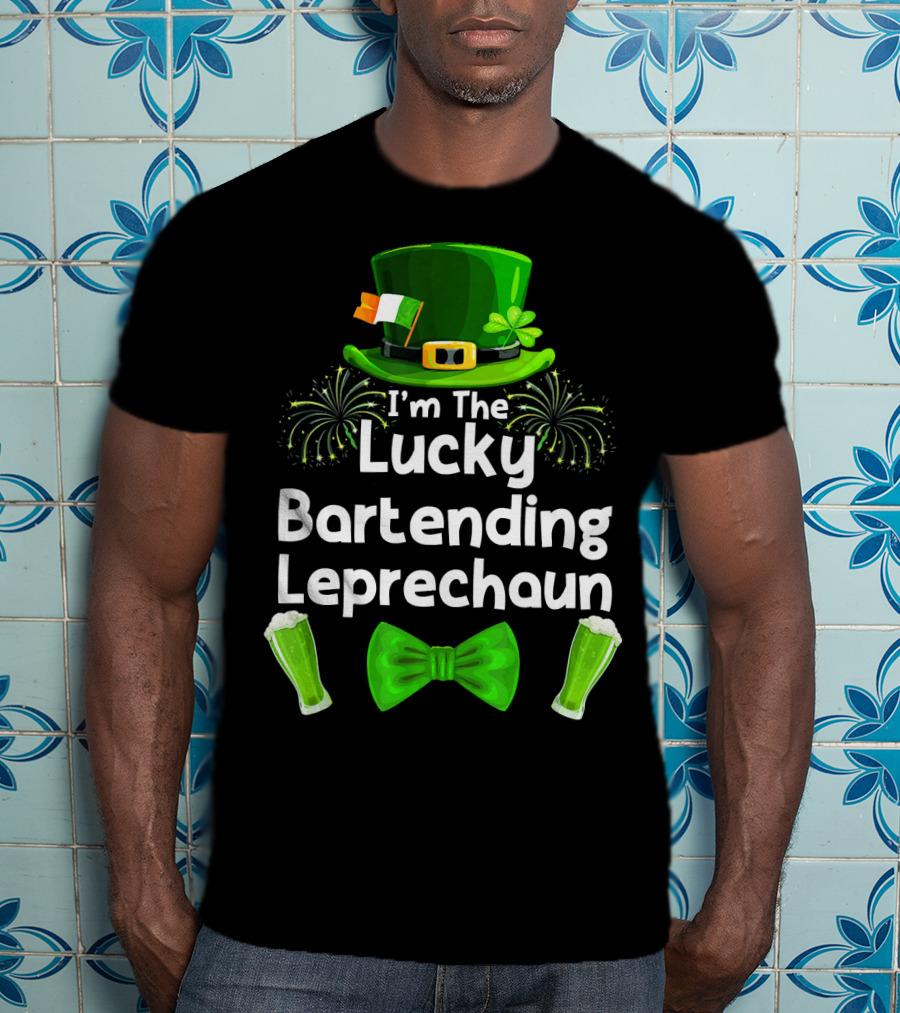 I'm The Lucky Bartending Leprechaun T-Shirt