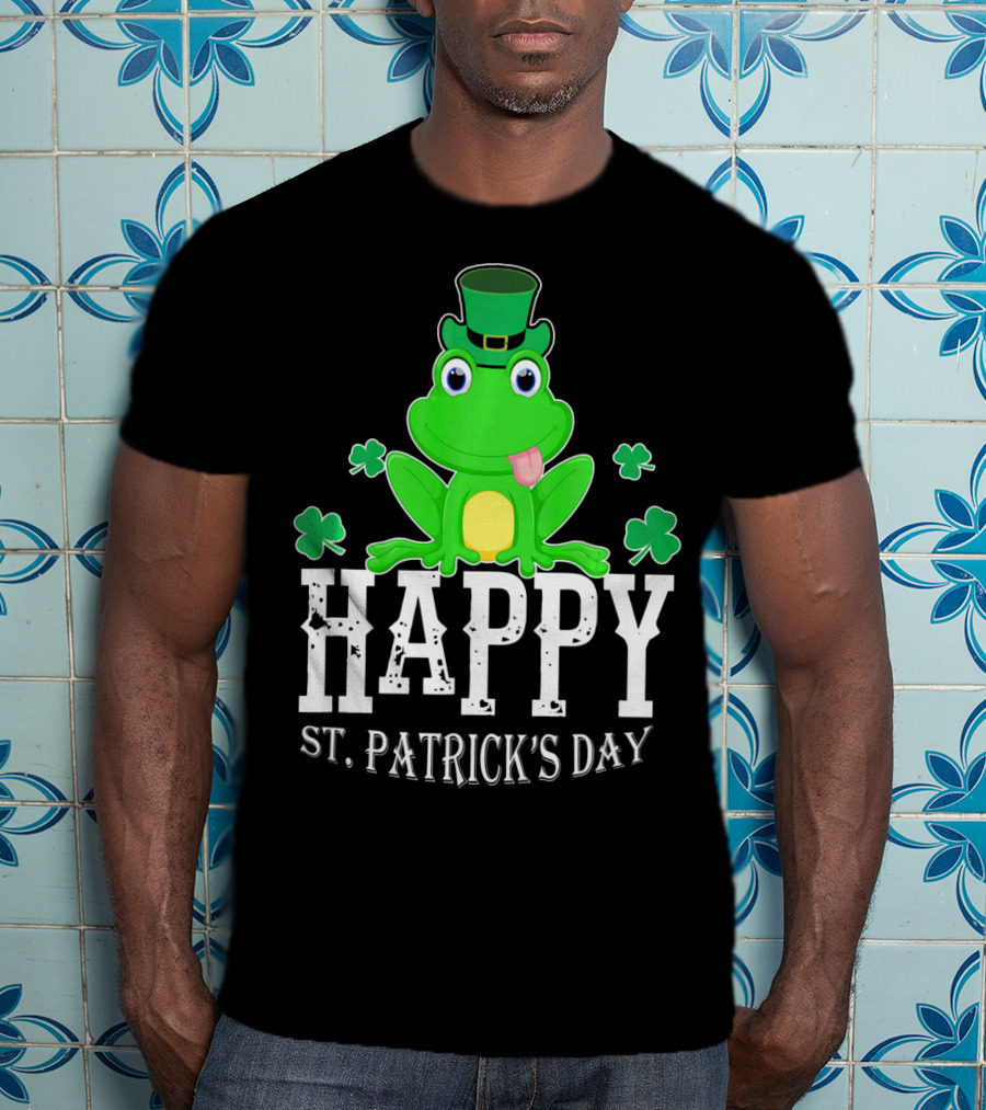 Happy St. Patrick's Day Irish Frog T-Shirt