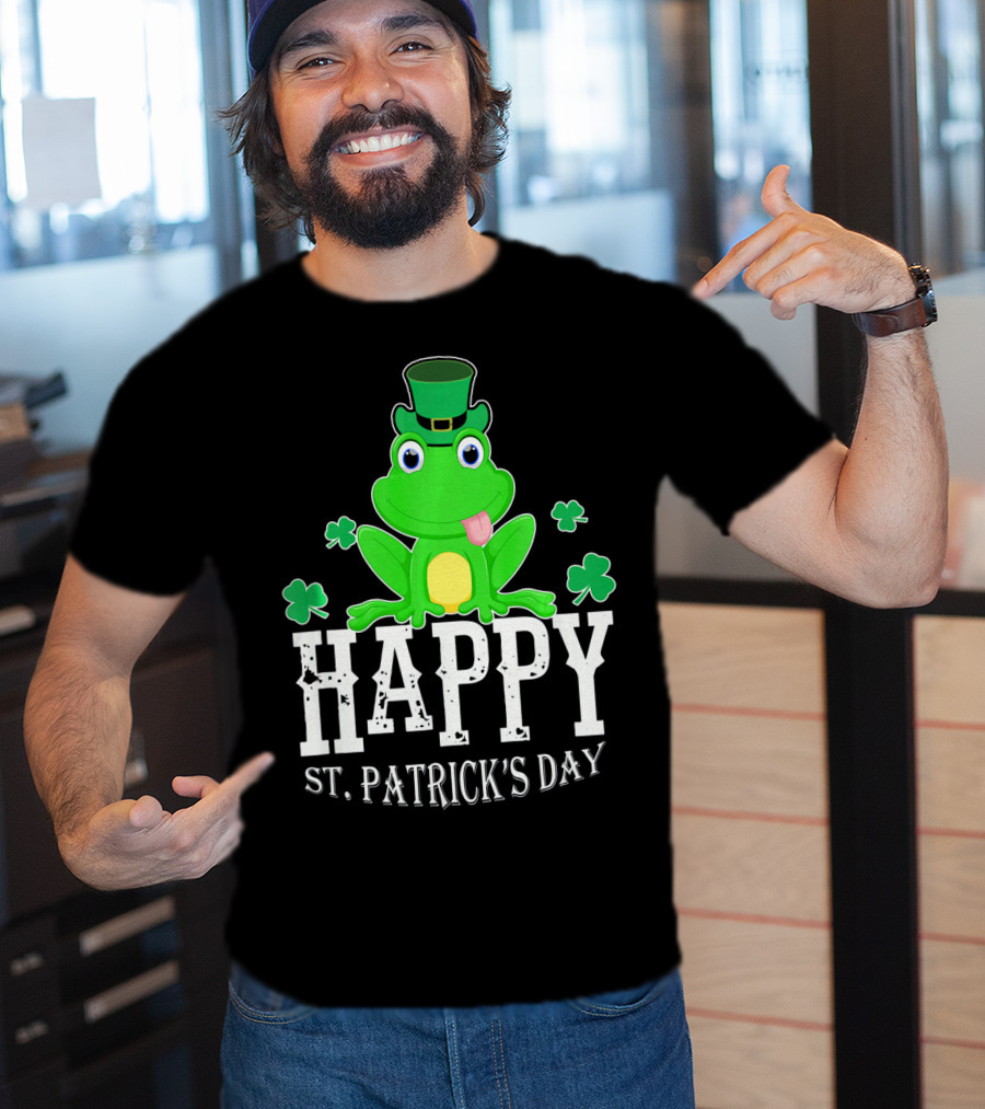 Happy St. Patrick's Day Irish Frog T-Shirt