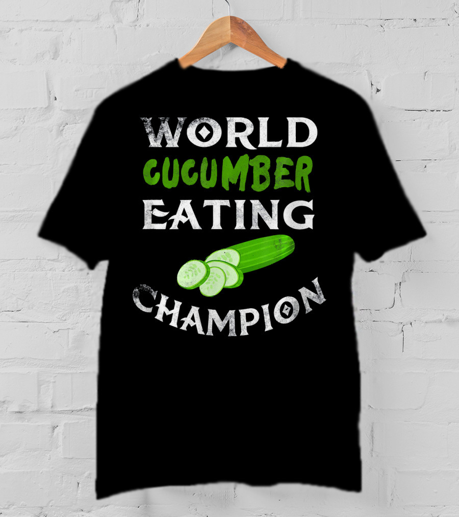 World Cucumber Eating Champion T-Shirt