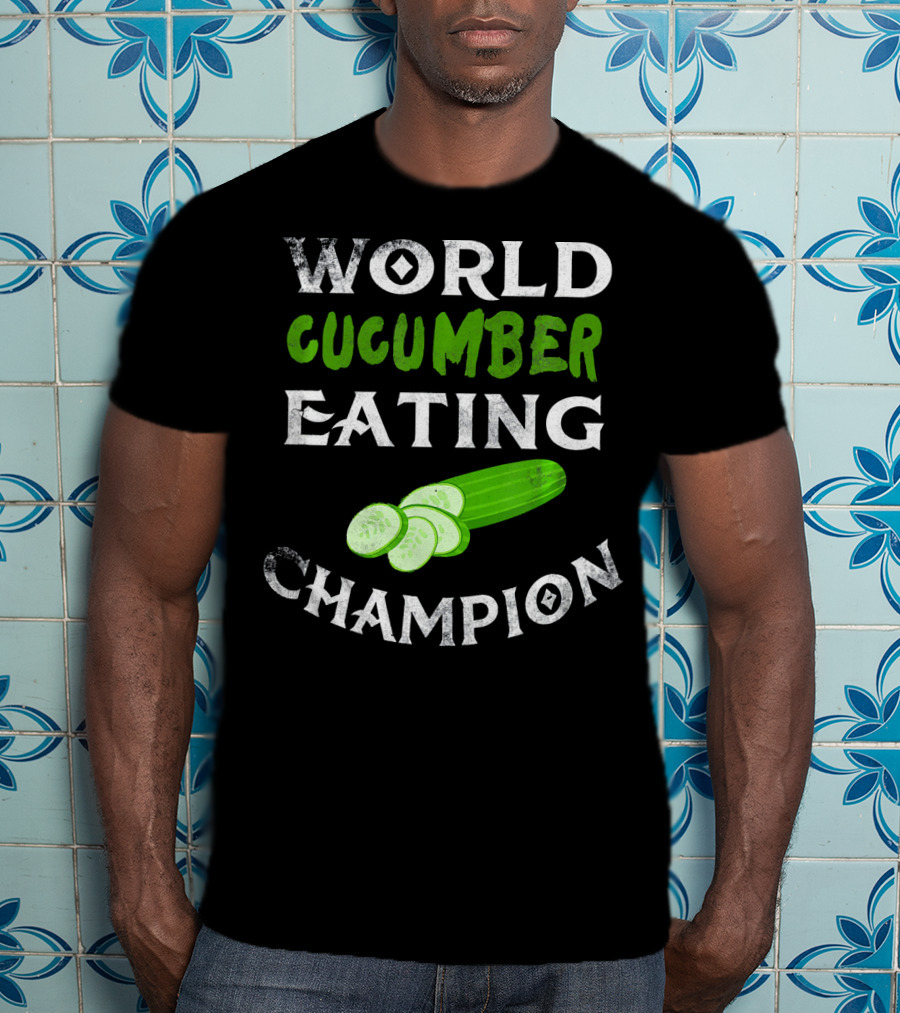 World Cucumber Eating Champion T-Shirt