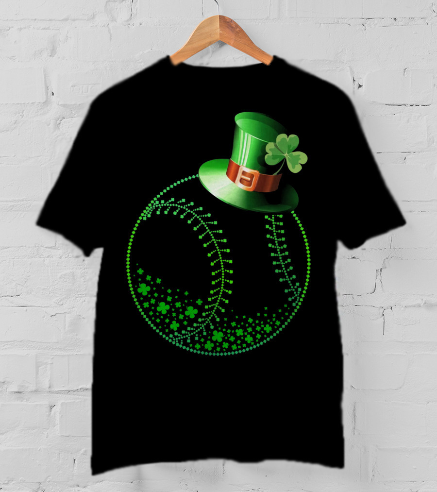 Saint Patricks Day Irish Shamrock Baseball Hat T-Shirt