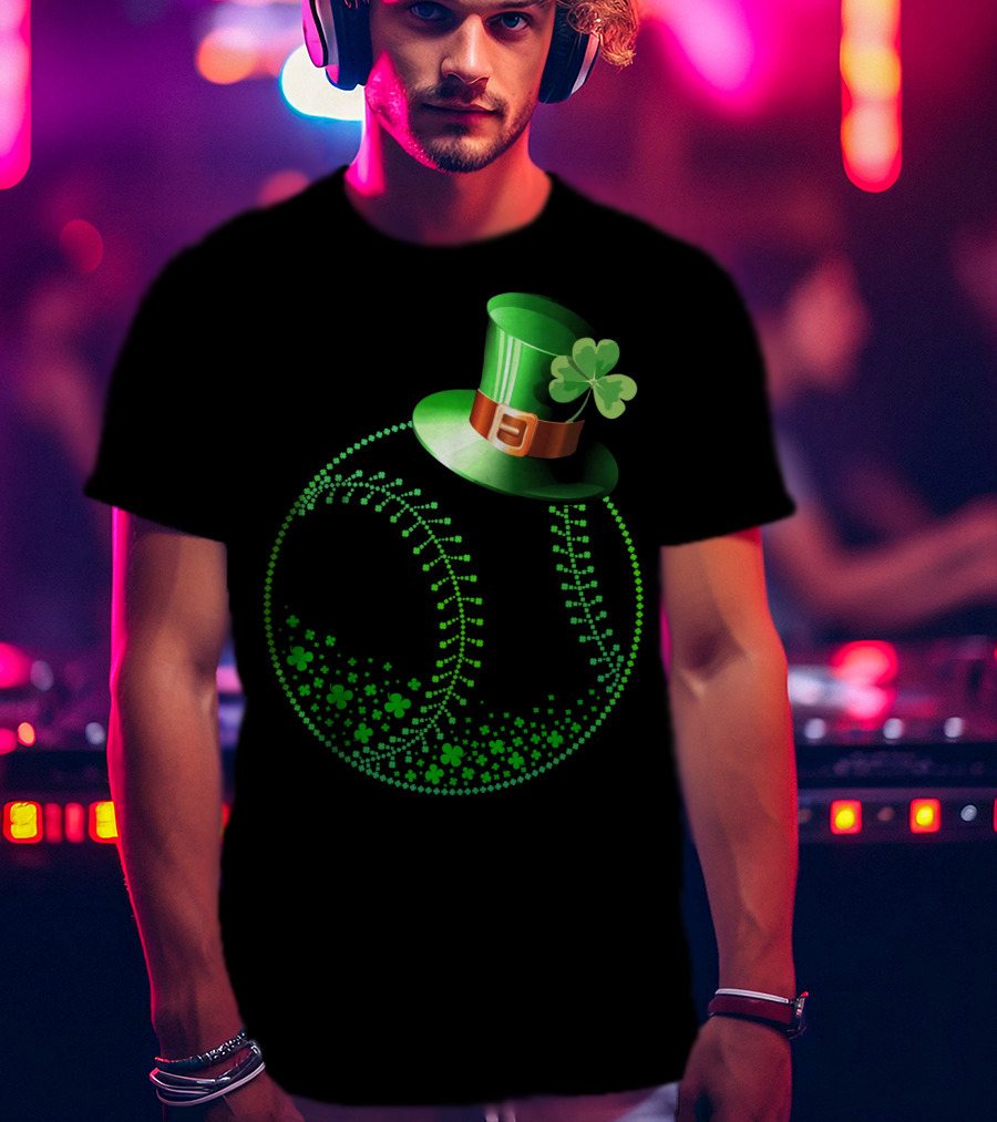 Saint Patricks Day Irish Shamrock Baseball Hat T-Shirt