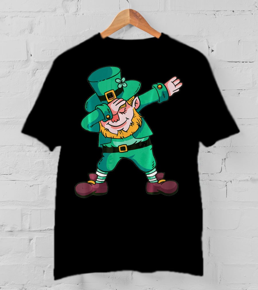 St Patricks Day Leprechaun Dab Dance T-Shirt