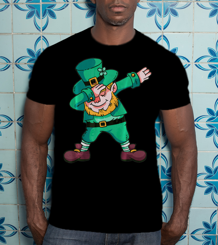 St Patricks Day Leprechaun Dab Dance T-Shirt