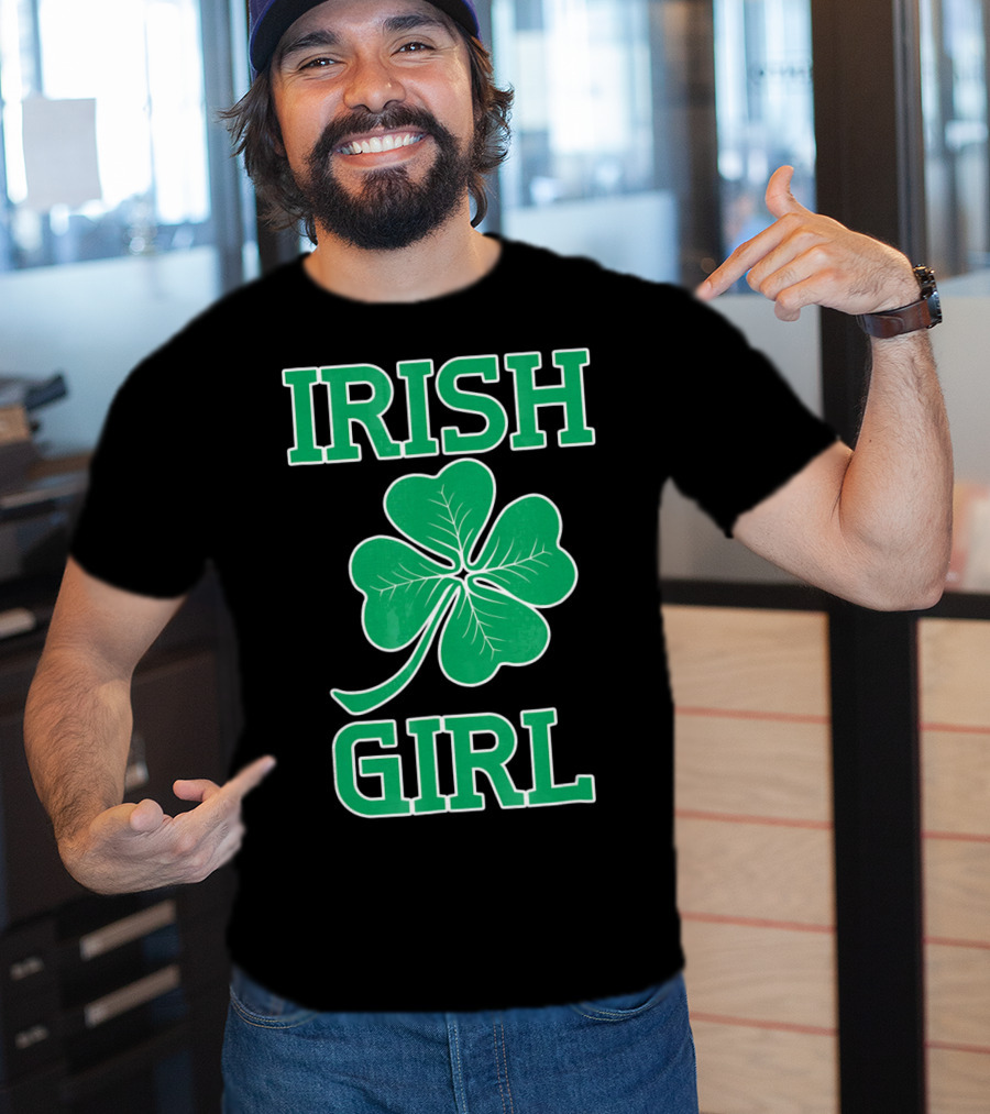 Irish Girl Shamrock St. Patrick's Day T-Shirt