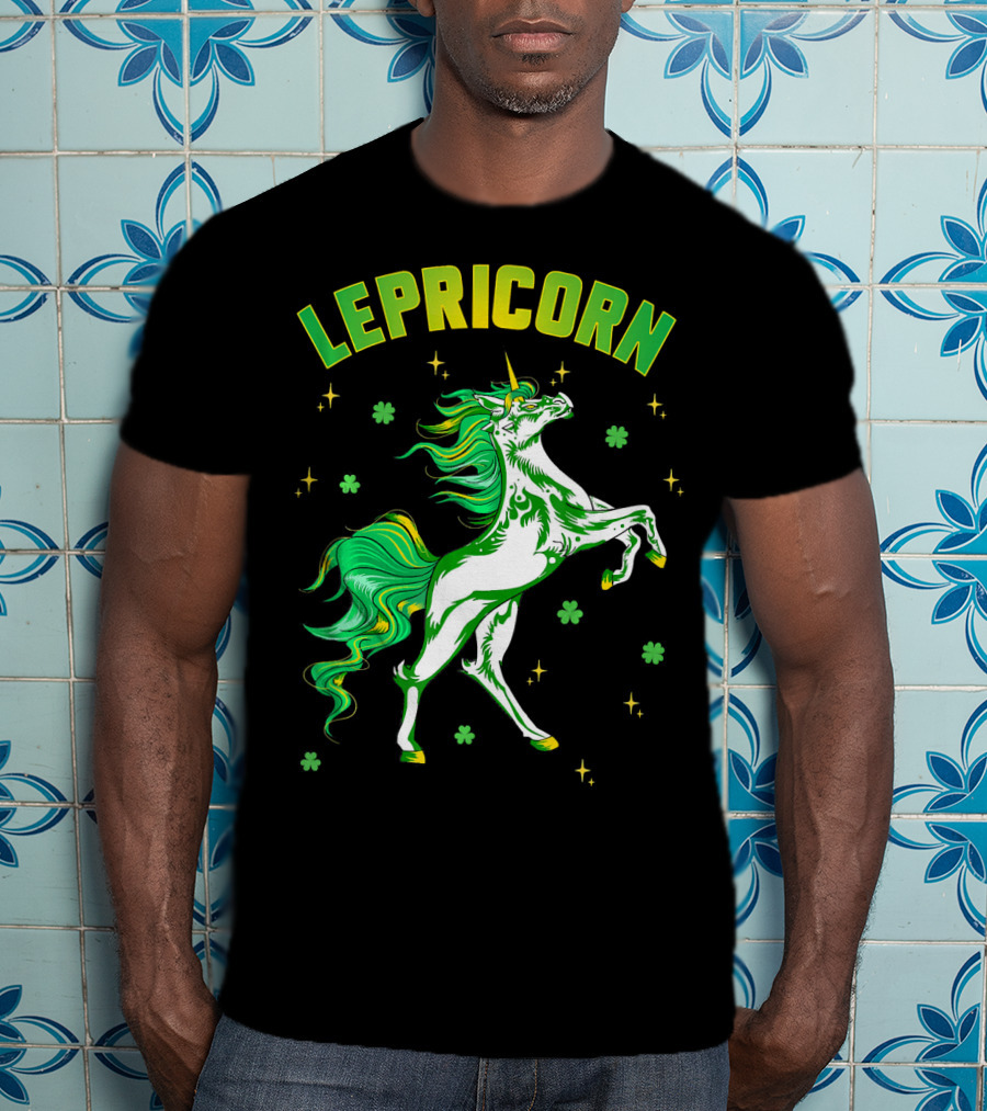Lepricorn Unicorn St Patricks Day Girls T-Shirt