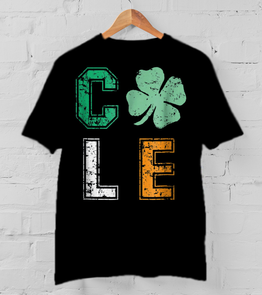 CLE Shamrock Irish Colors St. Patrick's Day T-Shirt