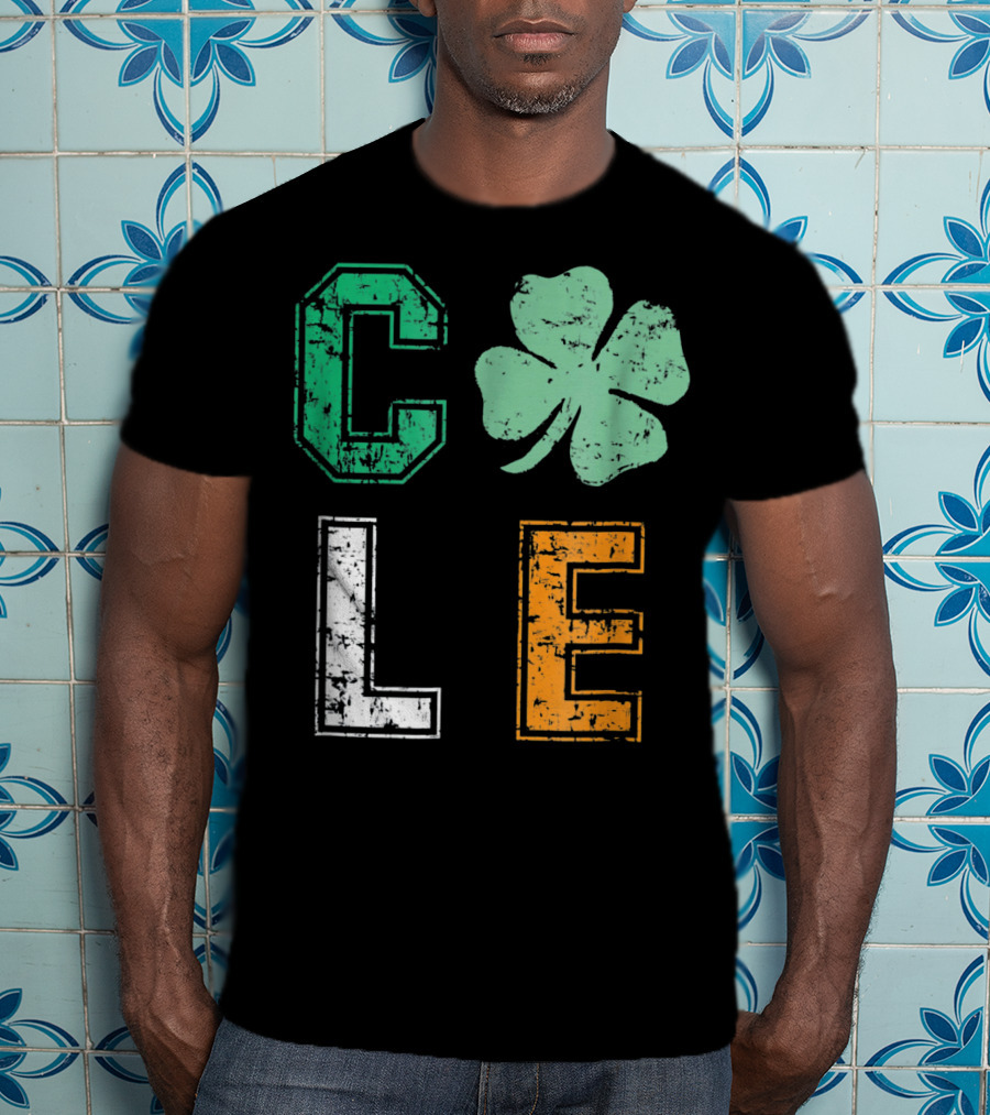 CLE Shamrock Irish Colors St. Patrick's Day T-Shirt