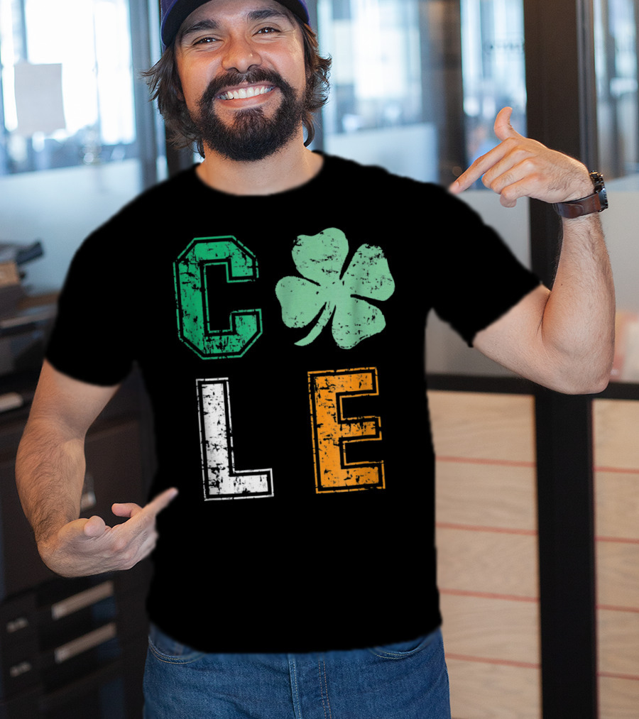 CLE Shamrock Irish Colors St. Patrick's Day T-Shirt