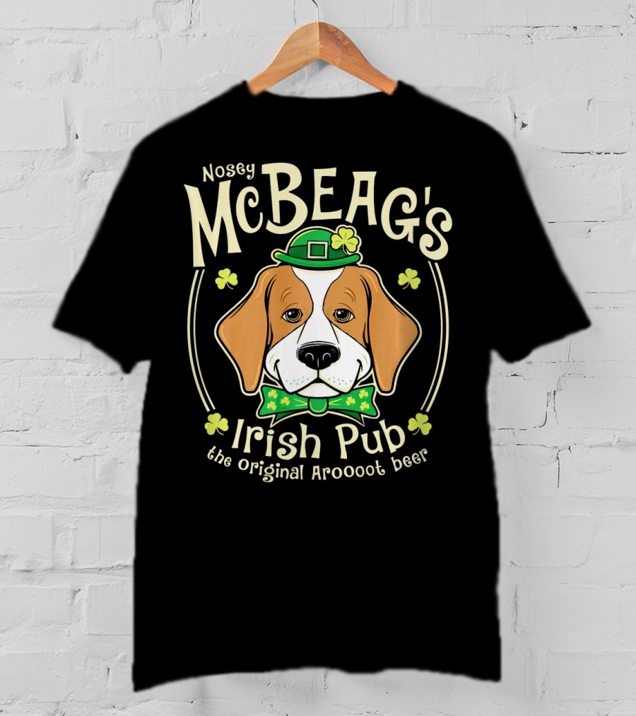 Nosey McBeag's Irish Pub The Original Aroooot Beer T-Shirt