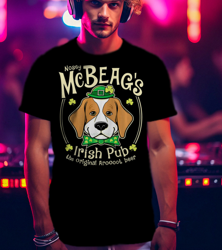 Nosey McBeag's Irish Pub The Original Aroooot Beer T-Shirt