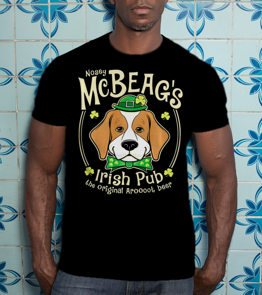 Nosey McBeag's Irish Pub The Original Aroooot Beer T-Shirt