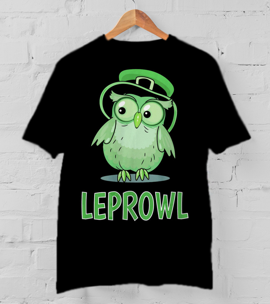 Leprechaun Owl St. Patrick's Day Leprowl T-Shirt