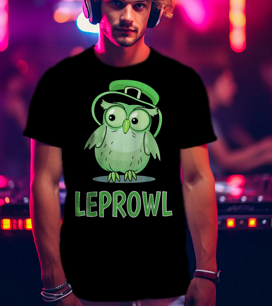 Leprechaun Owl St. Patrick's Day Leprowl T-Shirt