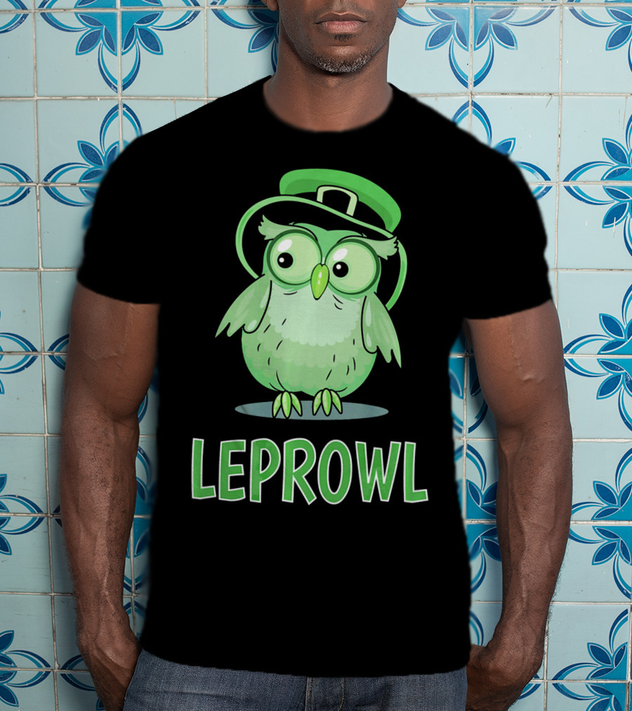 Leprechaun Owl St. Patrick's Day Leprowl T-Shirt