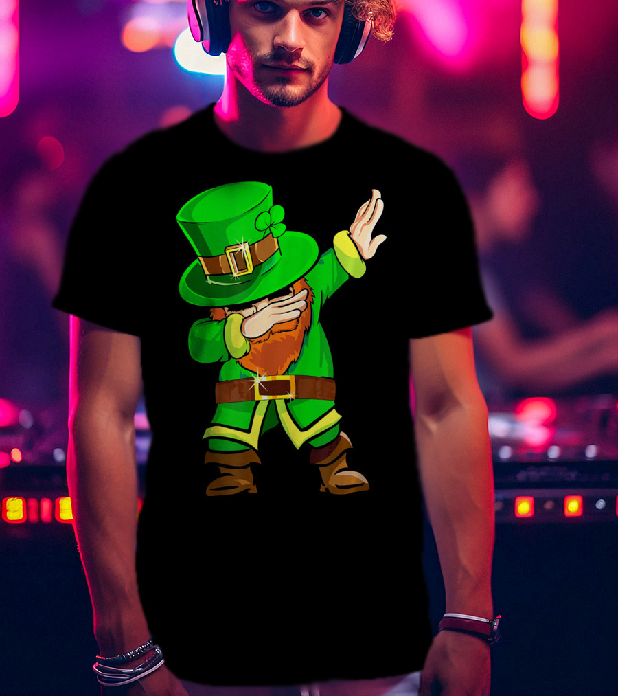 Dabechaun Leprechaun Dabbing Funny St. Patrick's Day T-Shirt