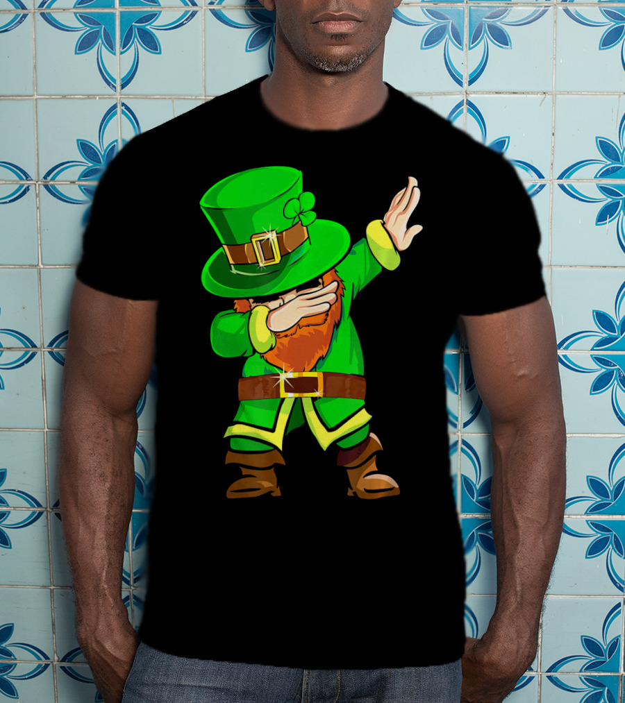 Dabechaun Leprechaun Dabbing Funny St. Patrick's Day T-Shirt
