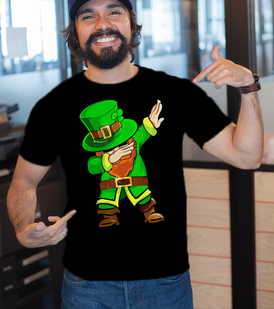 Dabechaun Leprechaun Dabbing Funny St. Patrick's Day T-Shirt