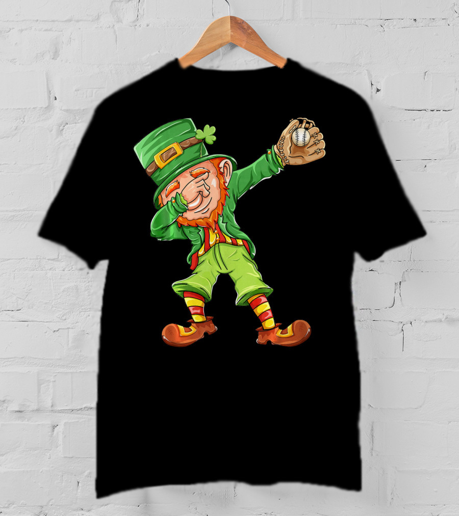 Softball Leprechaun St Patricks Day Coach T-Shirt