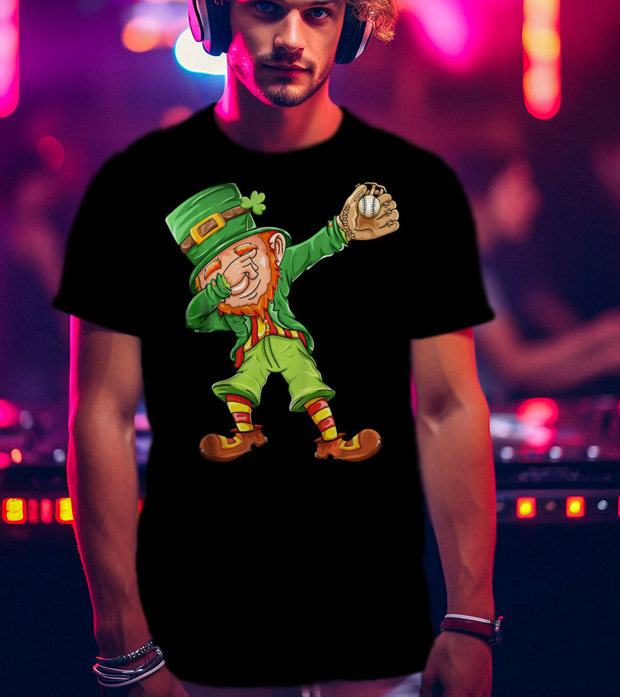 Softball Leprechaun St Patricks Day Coach T-Shirt