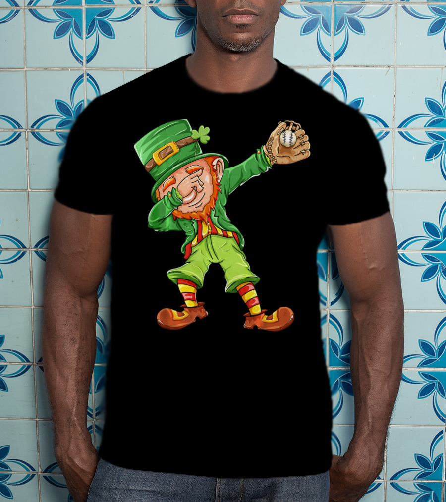 Softball Leprechaun St Patricks Day Coach T-Shirt
