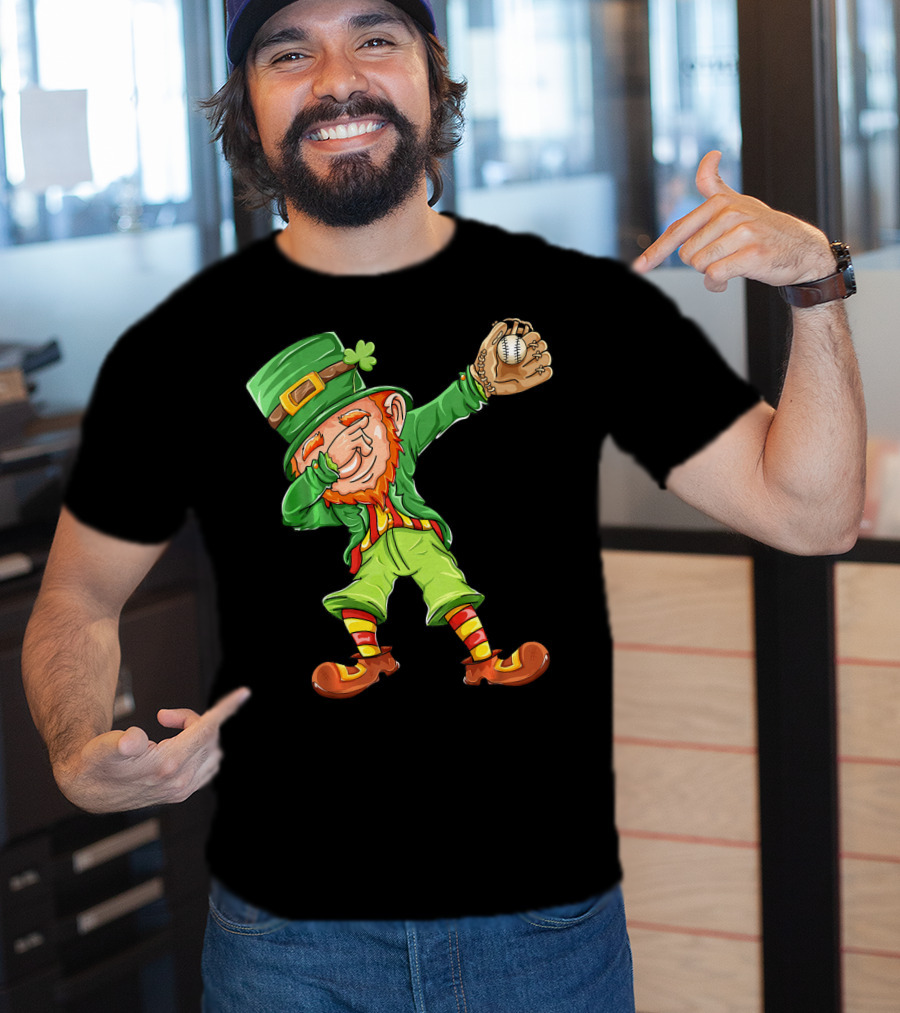 Softball Leprechaun St Patricks Day Coach T-Shirt
