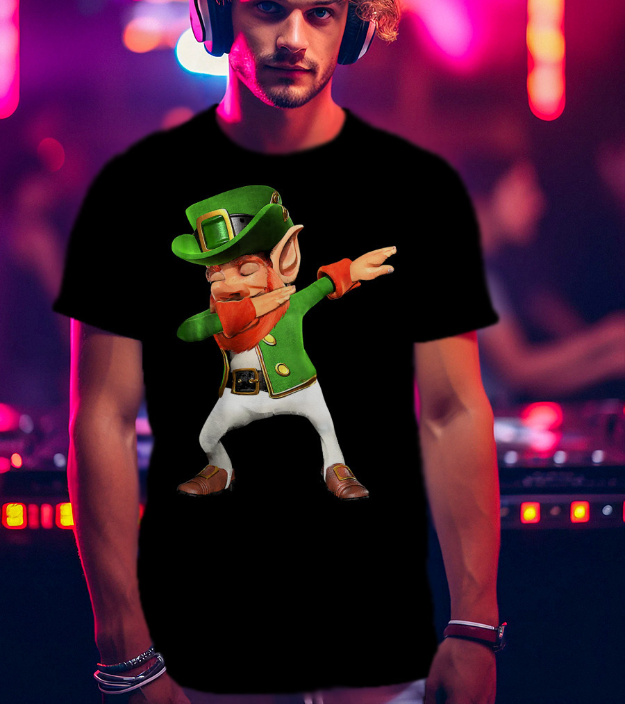 Dabbing Leprechaun St Patrick's Day T-Shirt