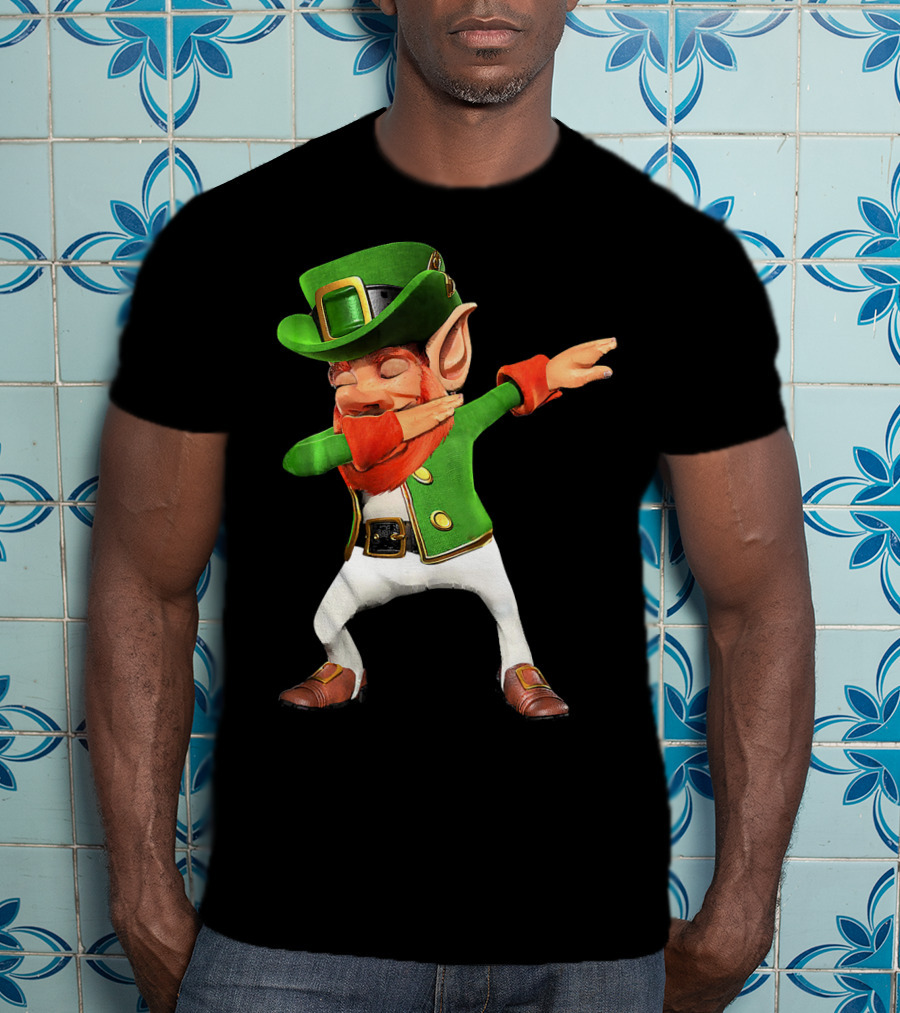 Dabbing Leprechaun St Patrick's Day T-Shirt
