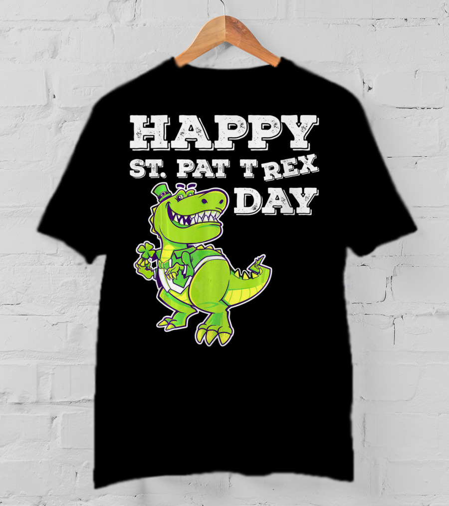 HAPPY ST. PAT T REX DAY Cute St Patricks T-Shirt
