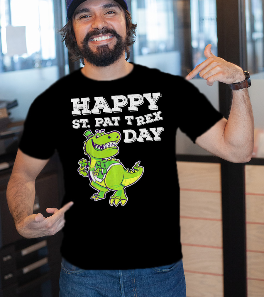 HAPPY ST. PAT T REX DAY Cute St Patricks T-Shirt