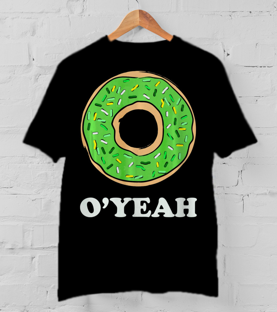 O'Yeah Green Donut T-Shirt