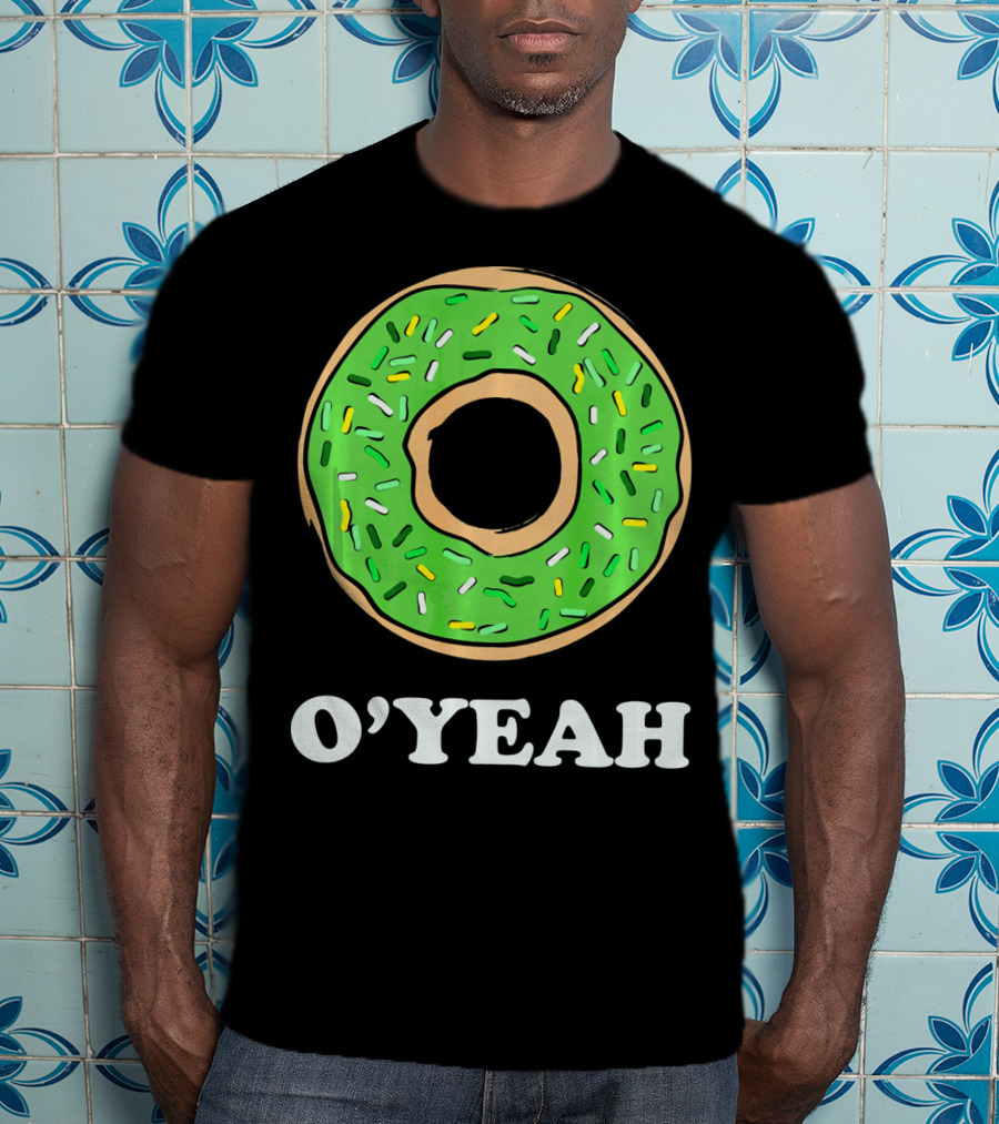 O'Yeah Green Donut T-Shirt