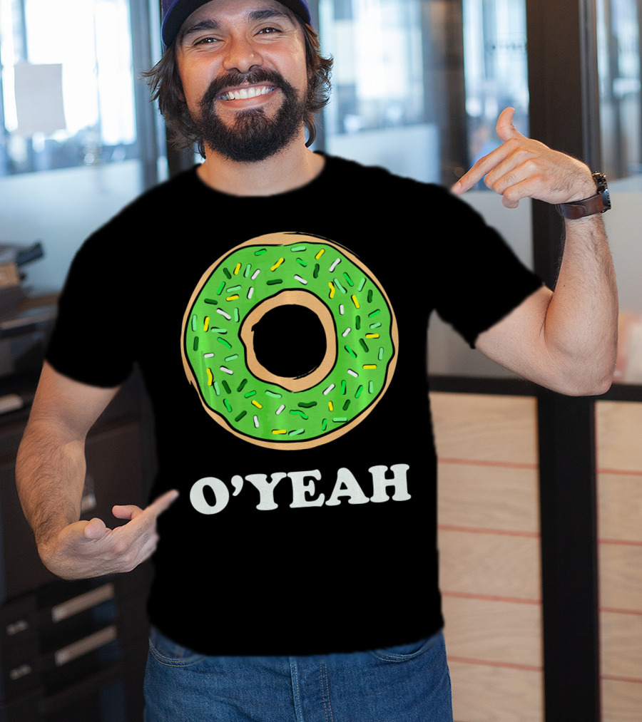 O'Yeah Green Donut T-Shirt