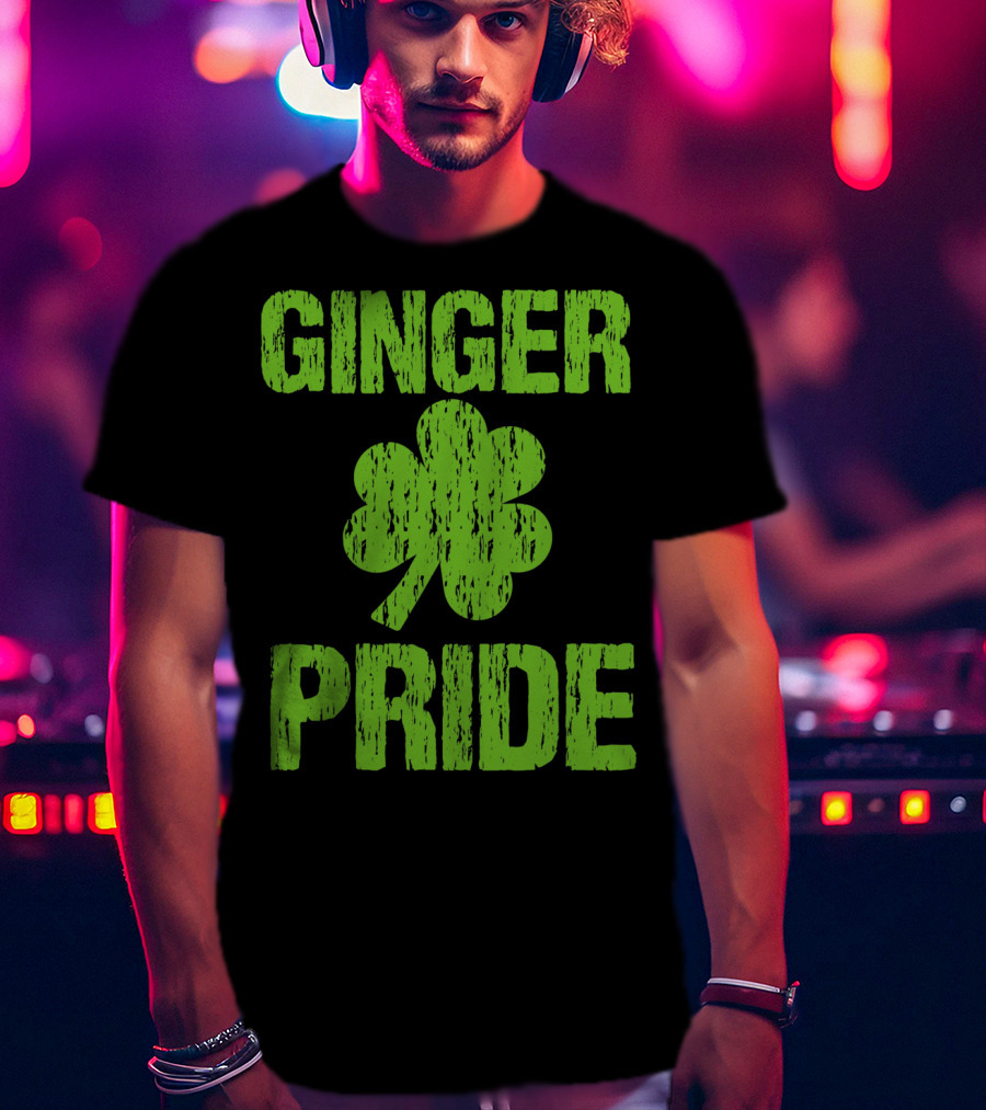 Ginger Pride Shamrock St. Patrick's Day Iconic T-Shirt