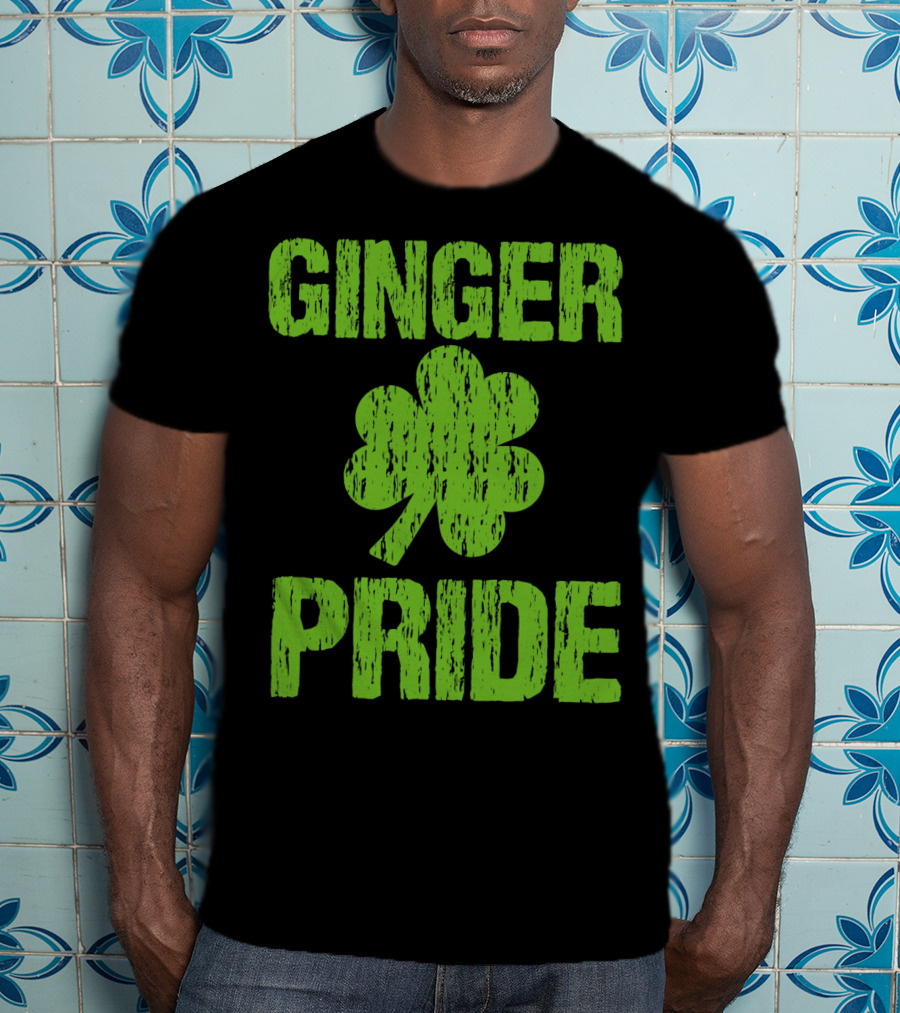 Ginger Pride Shamrock St. Patrick's Day Iconic T-Shirt