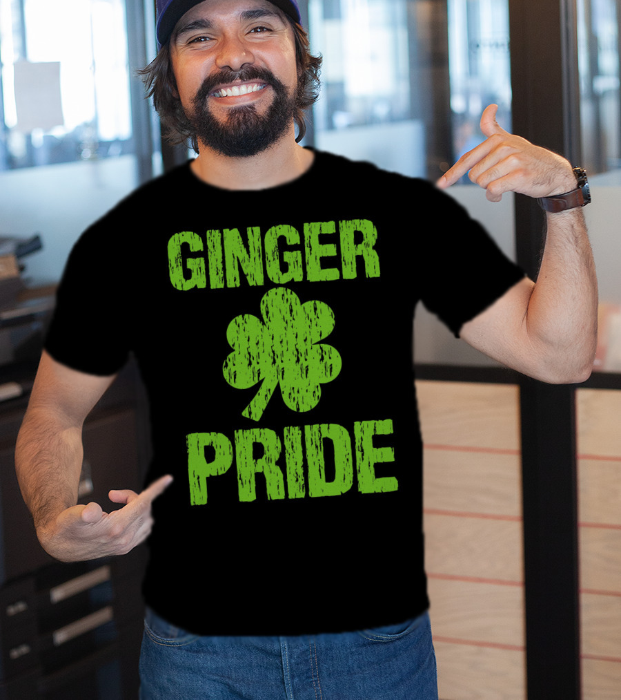 Ginger Pride Shamrock St. Patrick's Day Iconic T-Shirt