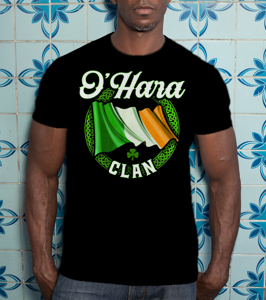 O'Hara Clan Irish Flag Surname Ireland T-Shirt